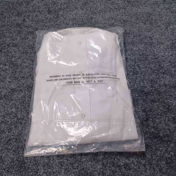 Pennington Bailes Shirt Button Front Long Sleeve Men Color Oxford White  Size XL - Picture 2 of 4